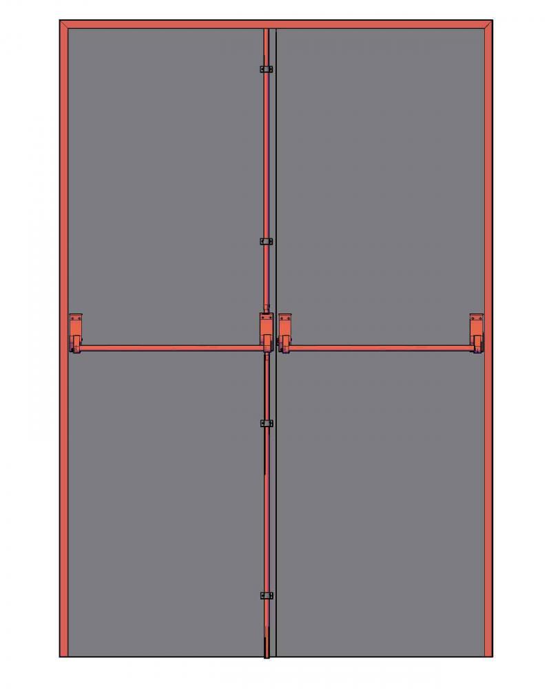 panic bar dwg 