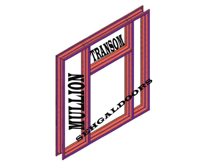 DOORS AND WINDOWS TRANSOM MULLION 