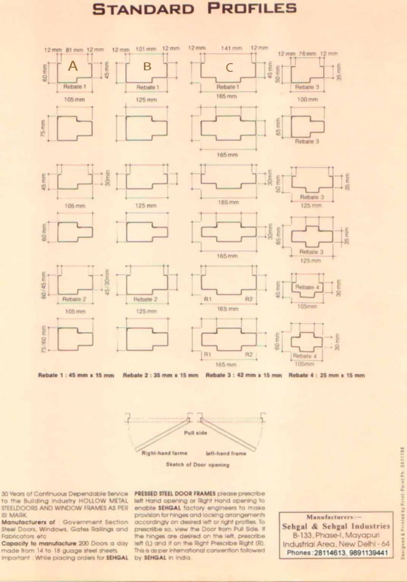 pressed steel doors fram
